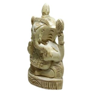 Mantrit (Energized) Shriparni Wooden Shriparni Ganesh Ji 3 Inch & 4 Inch - Image 2