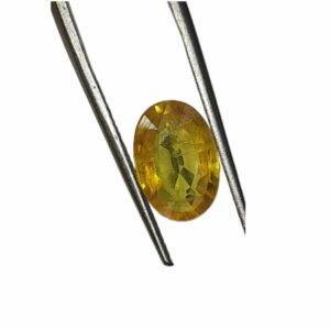 Mantrit (Energized) Yellow Sapphire (Pukhraj)  3.40 Carat - Image 1