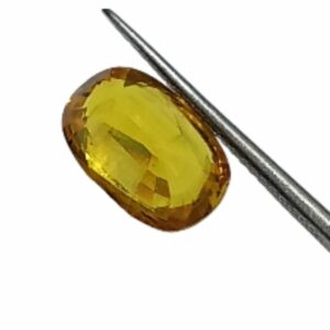 Mantrit (Energized) Yellow Sapphire (Pukhraj) 5.35 Carat - Image 3