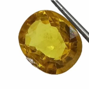 Mantrit (Energized) Yellow Sapphire (Pukhraj) 4.74 Carat Certified - Image 3