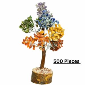 Mantrit (Energized) Seven Chakra Tree - Multicolour Stones Certified - Image 3