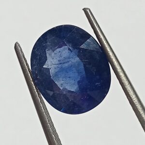 (Energized) Blue Sapphire (Neelam Stone) Lab-Certified 6.06 Carat - Image 3