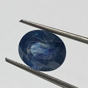 (Energized) Blue Sapphire (Neelam Stone) Lab-Certified 6.75 Carat - Image 3