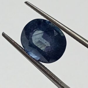 Mantrit (Energized) (Energized) Blue Sapphire (Neelam Stone) Lab-Certified 6.34 Carat - Image 1