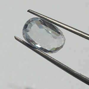 Mantrit (Energized) White Zircon Transparent Stone & Lab Certified 8.28 Carat - Image 2