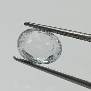 Mantrit (Energized) White Zircon Transparent Stone & Lab Certified 5.53 Carat - Image 3