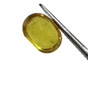 Mantrit (Energized) Yellow Sapphire (Pukhraj) 2.70 Carat Certified - Image 3