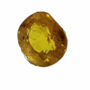 Mantrit (Energized) Yellow Sapphire (Pukhraj) 5.85 Carat Certified - Image 3