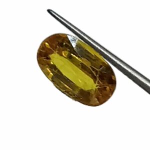Mantrit (Energized) Yellow Sapphire (Pukhraj) 4.30 Carat Certified - Image 2