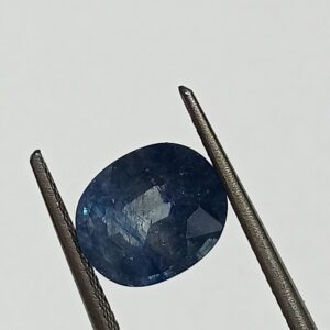 (Energized) Blue Sapphire (Neelam Stone) Lab-Certified 5 Carat - Image 2