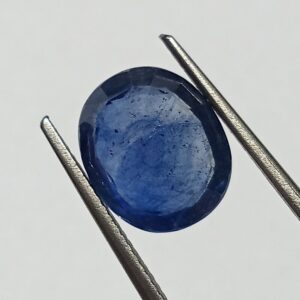 (Energized) Blue Sapphire (Neelam Stone) Lab-Certified 6.06 Carat - Image 2