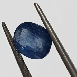 (Energized) Blue Sapphire (Neelam Stone) Lab-Certified 5.06 Carat - Image 2