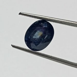 (Energized) Blue Sapphire (Neelam Stone) Lab-Certified 4.78 Carat - Image 2