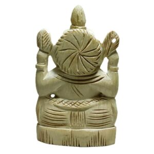 Mantrit (Energized) Shriparni Wooden Shriparni Ganesh Ji 3 Inch & 4 Inch - Image 5