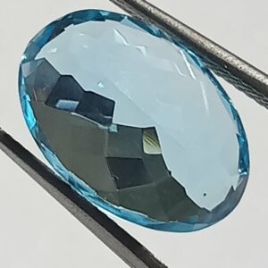 Authentic Certified Blue Topaz Stone Natural & Original Stone- 11.40 carat - Image 3