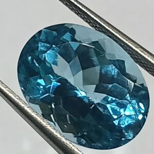 Authentic Certified Blue Topaz Stone Natural & Original Stone- 11.13 carat - Image 2