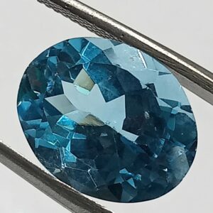Authentic Certified Blue Topaz Stone Natural & Original Stone- 10.08 carat - Image 1