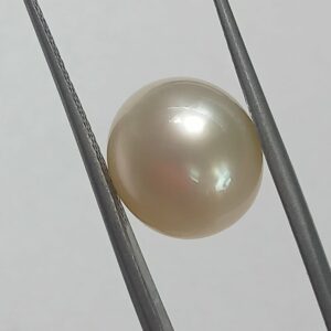 Mantrit (Energized) Authentic South Sea Pearl (Moti) Stone 11.12 Carat & Certified - Image 2