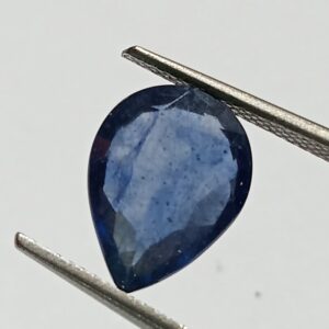 Mantrit (Energized) Blue Sapphire Pear Shape (Neelam Stone) Lab-Certified 4.25 Carat - Image 1