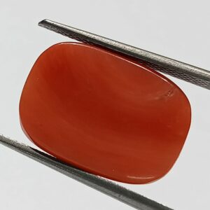Mantrit (Energized) Authentic Original Red Coral Stone With Lab-Certified 12.47 Carat - Image 2