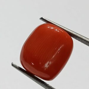 Mantrit (Energized) Authentic Original Red Coral Stone With Lab-Certified 10.91 Carat - Image 2