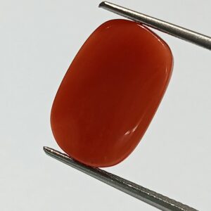 Mantrit (Energized) Authentic Original Red Coral Stone With Lab-Certified 8.77 Carat - Image 2
