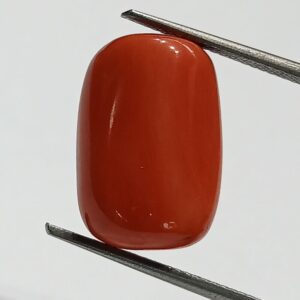 Mantrit (Energized) Authentic Original Red Coral Stone With Lab-Certified 12.09 Carat - Image 2