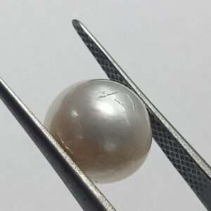 Mantrit (Energized) Authentic South Sea Pearl (Moti) Stone 8.00 Carat & Certified - Image 2