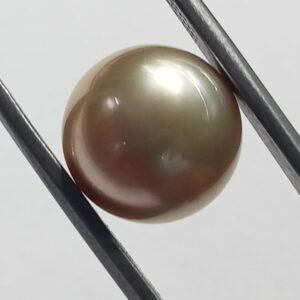 Mantrit (Energized) Natural Yellow (Golden) Pearl (Moti) Stone - 9.65 Carat - Image 2