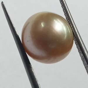 Mantrit (Energized) Natural Yellow (Golden) Pearl (Moti) Stone - 8.48 Carat - Image 2