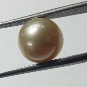 Mantrit (Energized) Natural Yellow (Golden) Pearl (Moti) Stone - 8.35 Carat - Image 2