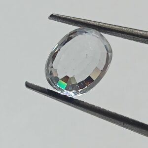 Mantrit (Energized) White Zircon Transparent Stone & Lab Certified 5.53 Carat - Image 3