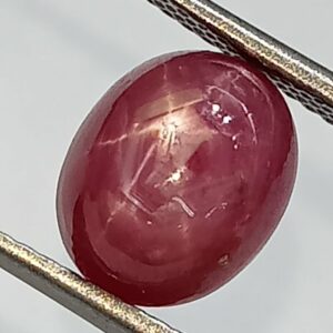 Mantrit (Energized) Original, Authentic Star Ruby 5 Cart With Lab Certified - Image 1