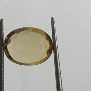 Mantrit (Energized) Yellow Zircon Transparent Stone & Lab Certified 5.91 Carat - Image 3