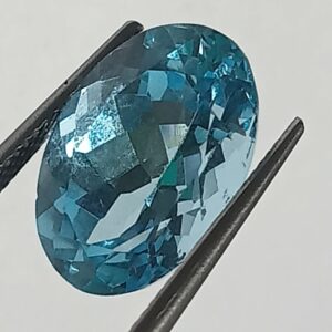 Authentic Certified Blue Topaz Stone Natural & Original Stone- 13.36 carat - Image 3