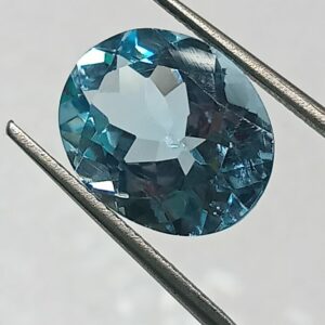 Authentic Certified Blue Topaz Stone Natural & Original Stone- 9.50 carat - Image 3