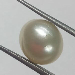 Mantrit (Energized) Authentic South Sea Pearl (Moti) Stone 11.21 Carat & Certified - Image 3