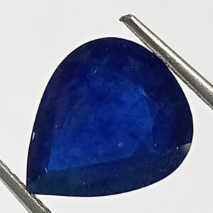 Mantrit (Energized) Blue Sapphire Pear Shape (Neelam Stone) Lab-Certified 4.80 Carat - Image 3