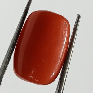 Mantrit (Energized) Authentic Original Red Coral Stone With Lab-Certified 10.20 Carat - Image 2