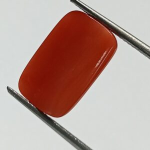 Mantrit (Energized) Authentic Original Red Coral Stone With Lab-Certified 9.57 Carat - Image 3