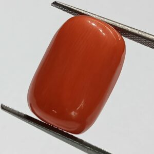 Mantrit (Energized) Authentic Original Red Coral Stone With Lab-Certified 13.35 Carat - Image 3