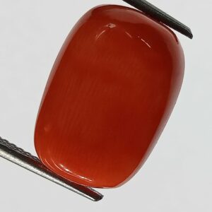 Mantrit (Energized) Authentic Original Red Coral Stone With Lab-Certified 10.16 Carat - Image 2