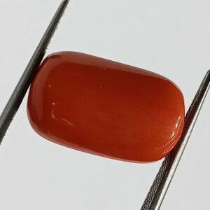 Mantrit (Energized) Authentic Original Red Coral Stone With Lab-Certified 12.21 Carat - Image 3