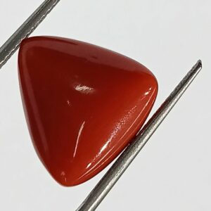Mantrit (Energized) Triangle Red Coral/ Moonga Stone- 15.65 Carat - Image 3