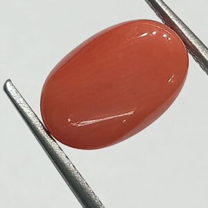 Mantrit (Energized) Authentic Original Red Coral Stone With Lab-Certified 5.30 Carat - Image 2