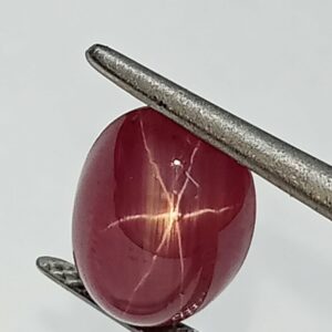 Mantrit (Energized) Original, Authentic Star Ruby 5.40 Cart With Lab Certified - Image 3