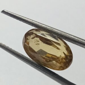 Mantrit (Energized) Yellow Zircon Transparent Stone & Lab Certified 5.97 Carat - Image 3