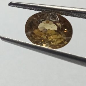 Mantrit (Energized) Yellow Zircon Transparent Stone & Lab Certified 4.45 Carat - Image 3