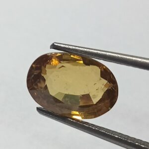 Mantrit (Energized) Yellow Zircon Transparent Stone & Lab Certified 5 Carat - Image 3