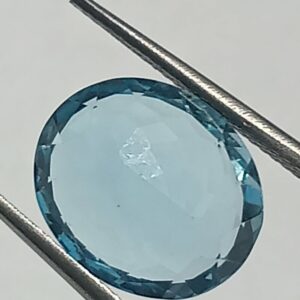 Authentic Certified Blue Topaz Stone Natural & Original Stone- 9.43 carat - Image 2